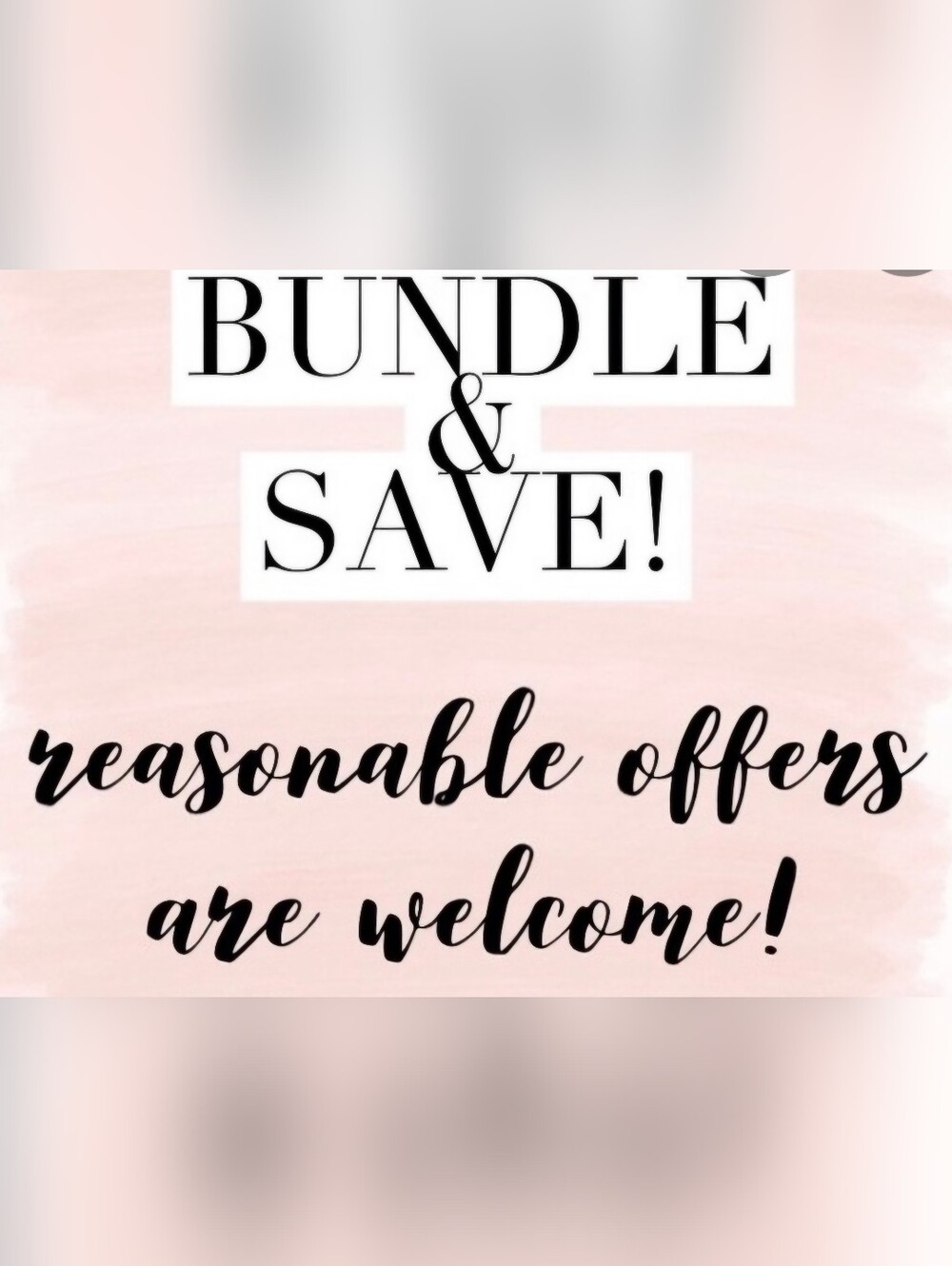 Not For Sale Bundle & Save Graphic Print - Pink and Black